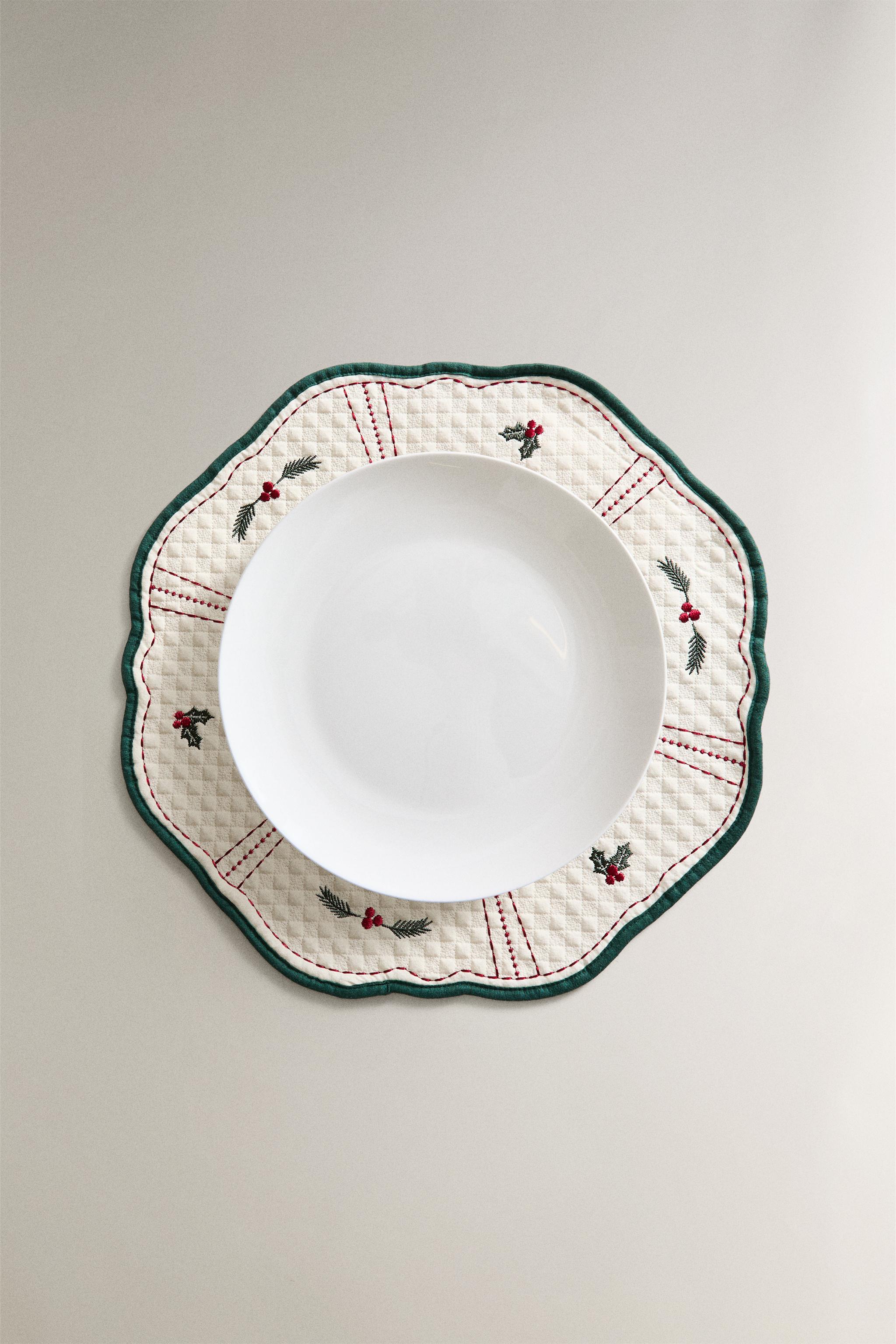 SET DE TABLE MATELASSÉ NOËL